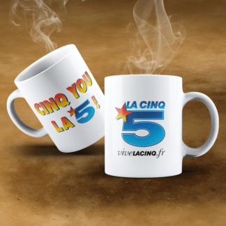 Mug céramique Cinq You La 5 !